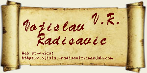 Vojislav Radisavić vizit kartica